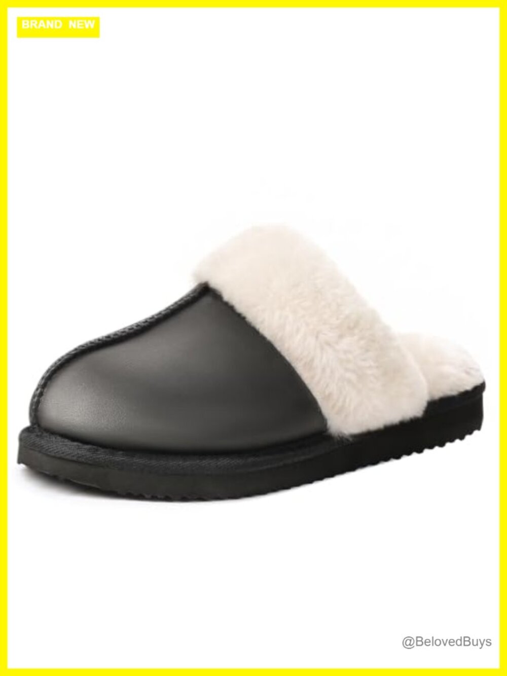 Women's Fuzzy Slippers Faux Fur House Shoes Memory Foam Cozy Slip Resistant